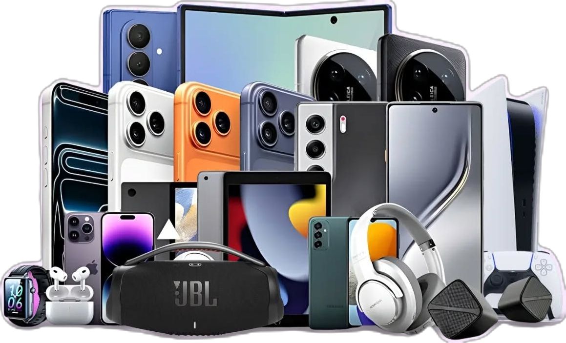 Smartphones, tablets, smartwatch, earbuds, headphones, speaker and gaming console available at Faraza Mobile